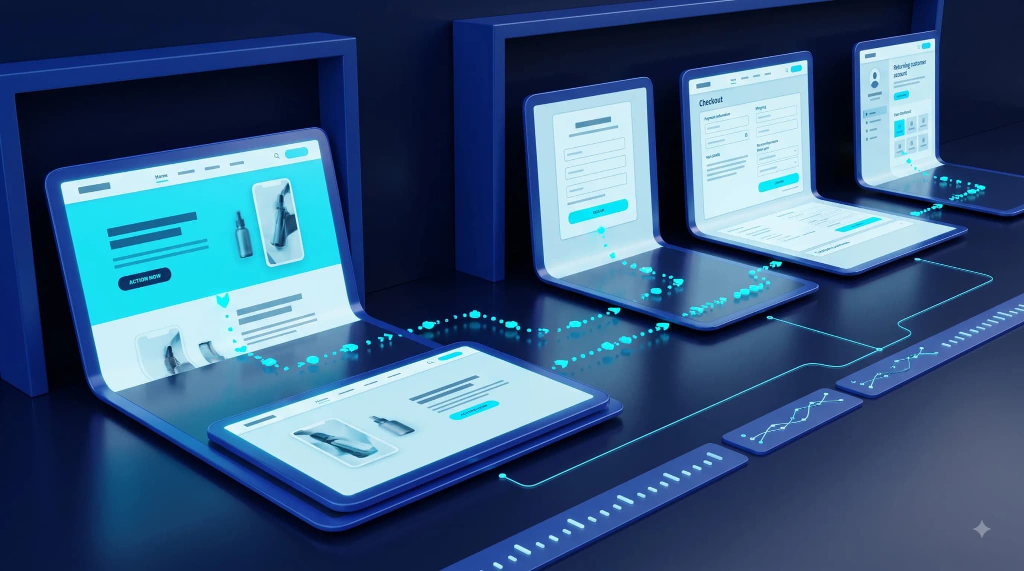 Growth Engineering — Analytics, funnels, and experiments that turn traffic into customers.