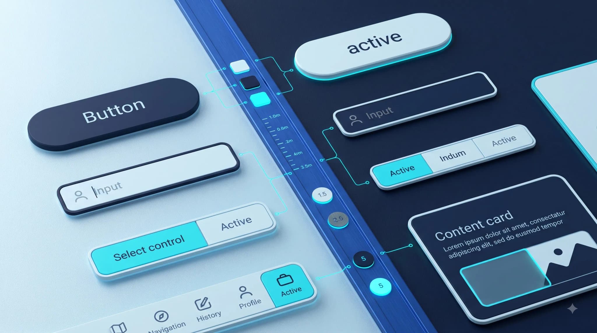 Design Systems — A consistent visual language built on tokens, typography, and reusable